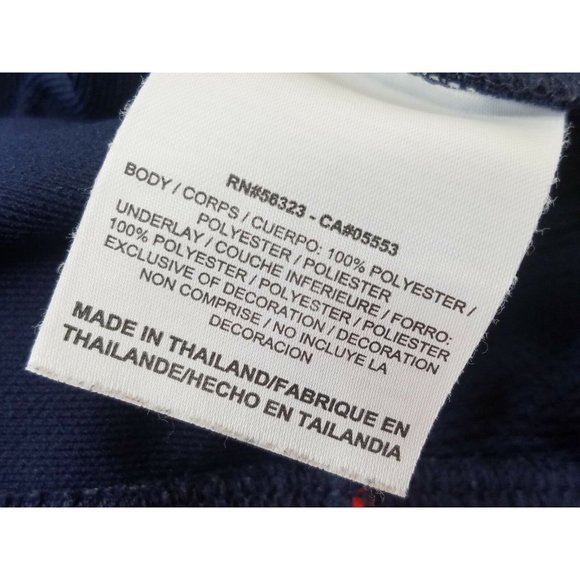 Nike Elite Sweater Basketball Warm Ups Men's Large Full Zip Navy Blue Stripe - Picture 8 of 10